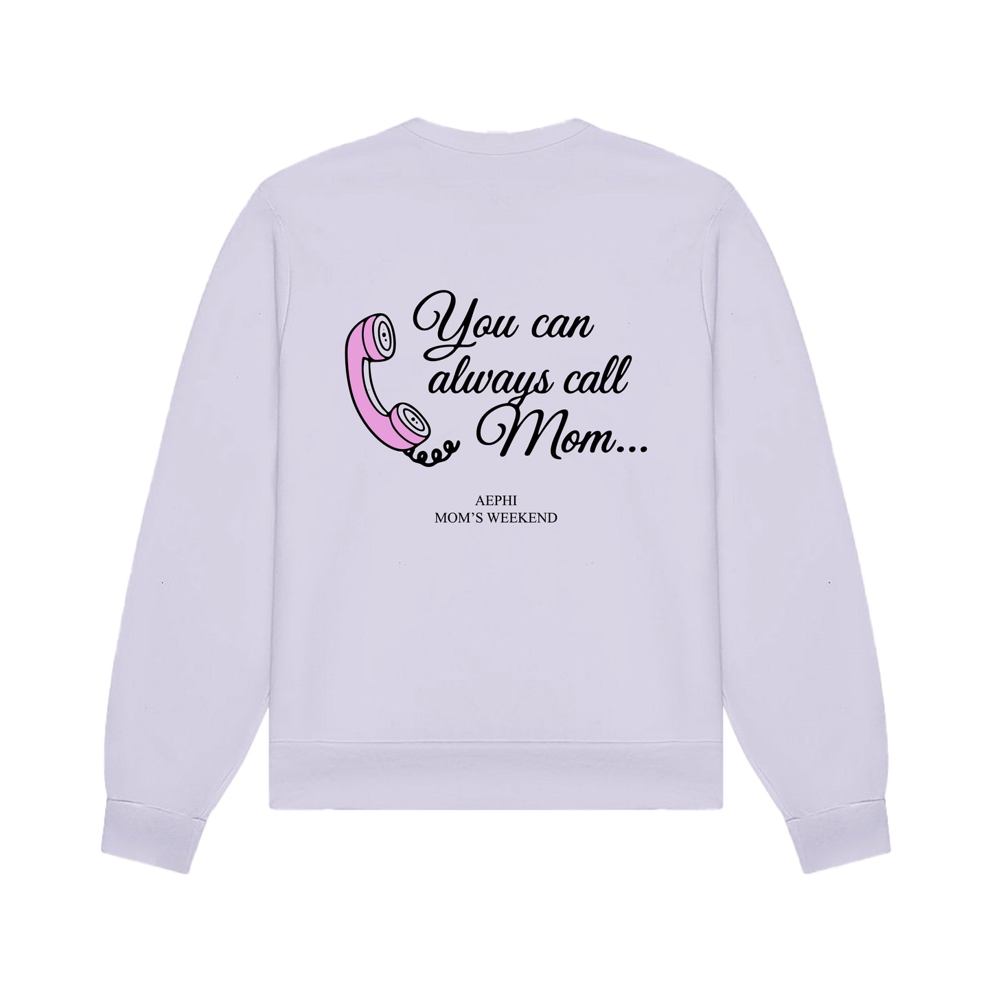 AEPHI MOMS WEEKEND CREWNECK