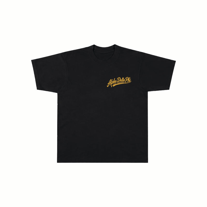 Iowa Adelt Black 100% Cotton Heavyweight Tee