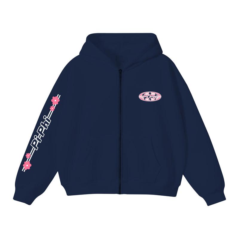 USC Pi Phi Heavyweight 14oz Zip Up