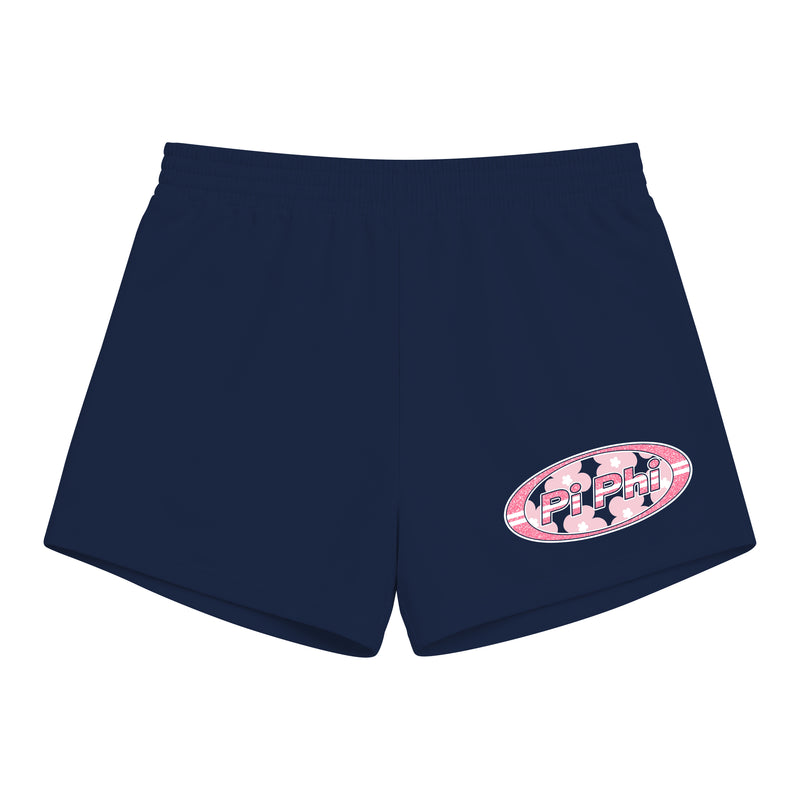 USC Pi Phi Navy Sweatshorts