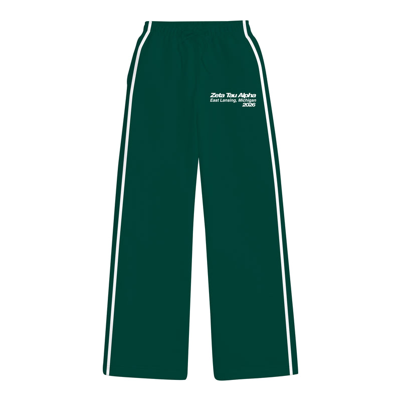 MSU Zeta Embroidered Knit Pant