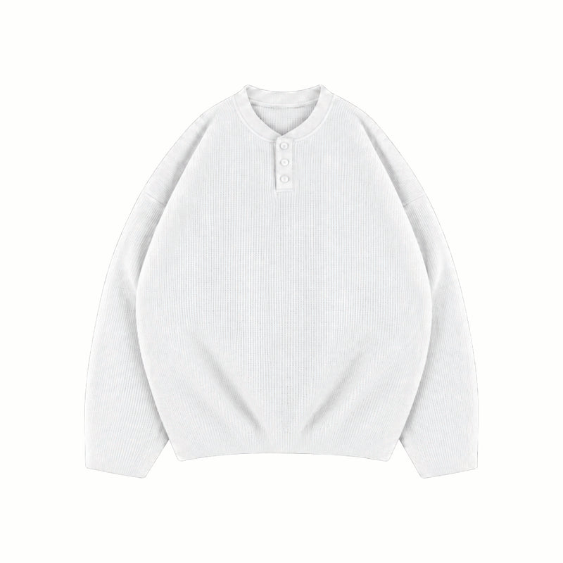 Indiana DSP Embroidered Henley Crewneck