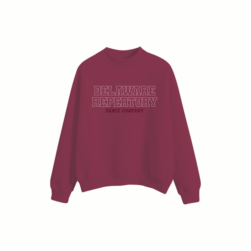 Delaware DRDC Stitched Embroidered 14oz Fleece Heavyweight Mockneck