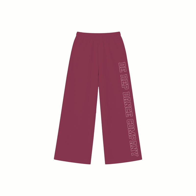 Delaware DRDC Stitched Embroidered 14oz Fleece Heavyweight Open Bottom Pant