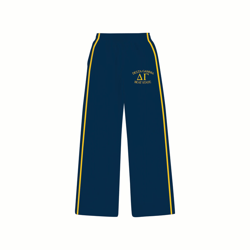 Michigan Delta Gamma Embroidered Knit Pants
