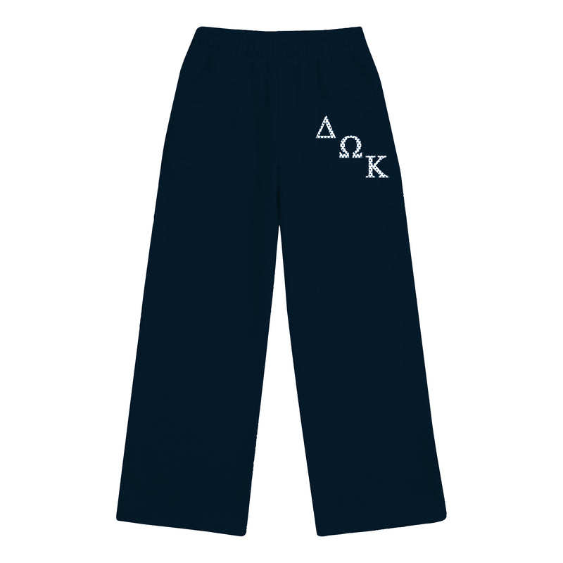OSU Delta Omega Kappa Applique Embroidered Heavyweight 14oz Fleece Sweatpant