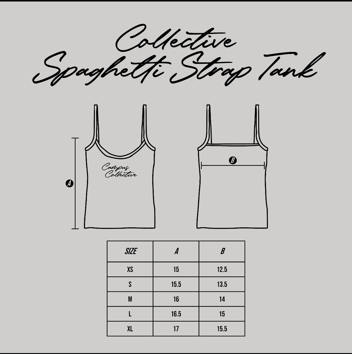 CAL POLY AOPII SPAGHETTI STRAP TANK