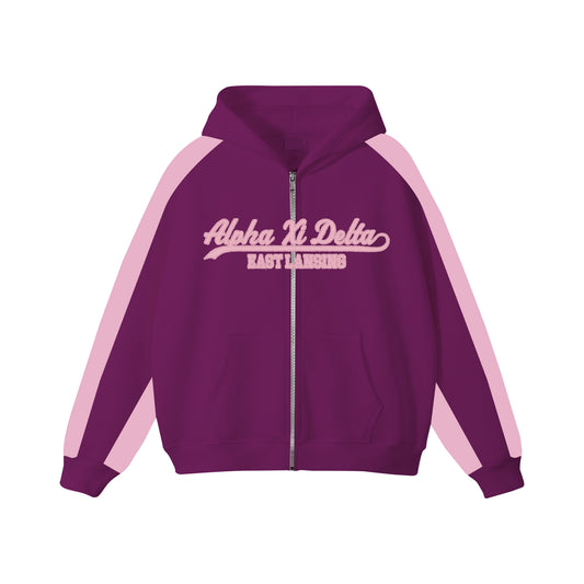 MICHIGAN STATE AXID EMBROIDERED ZIP UP
