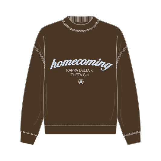 KAPPA DELTA EMBROIDERED MOCKNECK