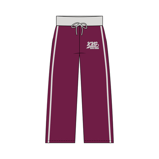WISCO KKG APPLIQUÉ EMBROIDERED KRUSH OPEN BOTTOM SWEATPANT