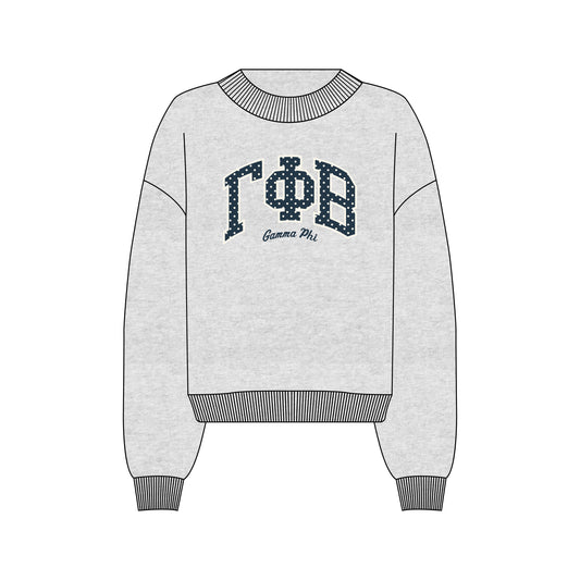 USD GPHI EMBROIDERED MOCKNECK