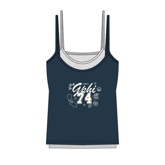 USD GPHI DOUBLE LAYER TANK TOP