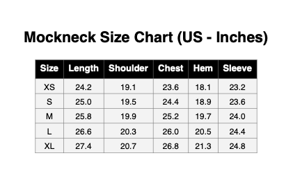 USD GPHI EMBROIDERED MOCKNECK