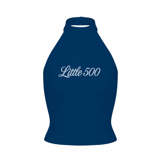 INDIANA AXO LITTLE 500 BEDAZZLED HALTER NECK BACKLESS TOP