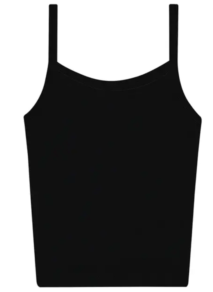 Los Angeles Apparel Baby Rib Spaghetti Tank
