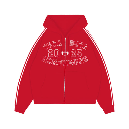 ZETA EMBROIDERED ZIP UP