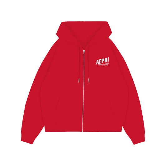 AEPHI PARENTS WEEKEND 2025 VINTAGE PRINT ZIPUP HOODIE