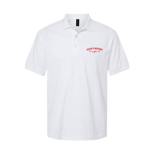 AEPHI PIQUE COTTON EMBROIDERED POLO