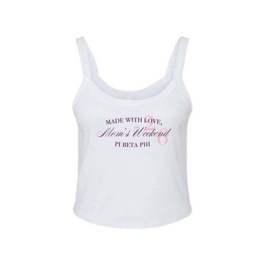 INDIANA PIPHI MOMS WEEKEND SPAGHETTI STRAP TANK