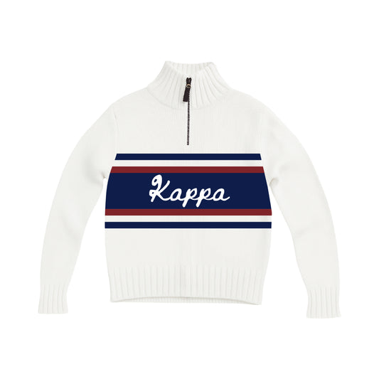 INDIANA KAPPA MOMS WEEKEND KNIT QUARTER ZIP