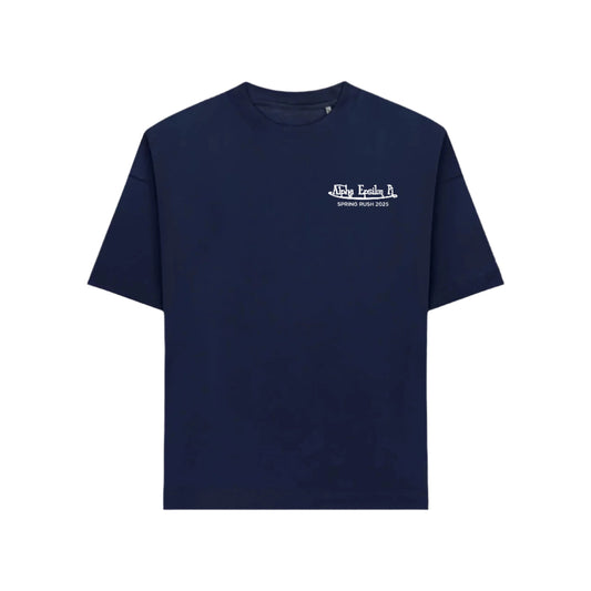 INDIANA AEPI NAVY SPRING RUSH TEE