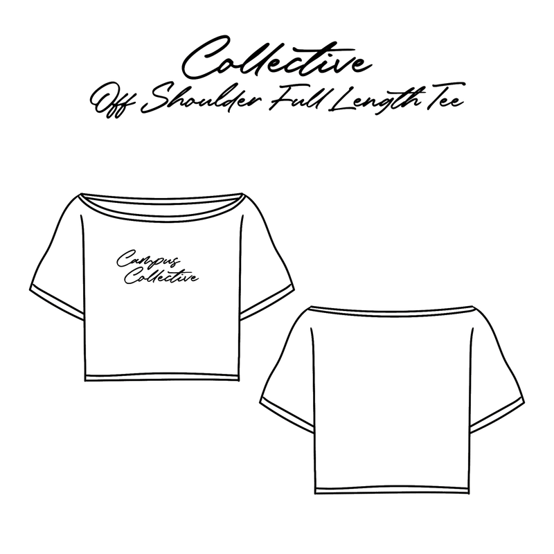 Off Shoulder Full Length Tee
